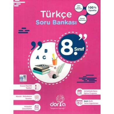 8. Sınıf Türkçe Soru Bankası Dorya Yayınları