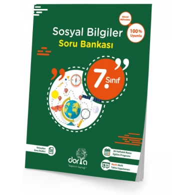 7. Sınıf Sosyal Bilgiler Soru Bankası Dorya Yayınları