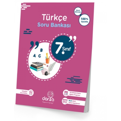 7. Sınıf Türkçe Soru Bankası Dorya Yayınları