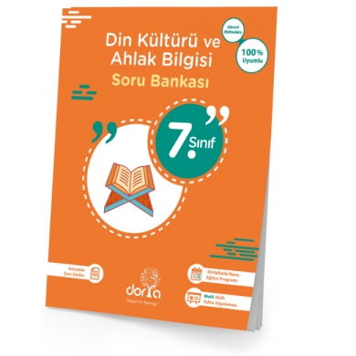 7. Sınıf Din Kültürü ve Ahlak Bilgisi Soru Bankası Dorya Yayınları