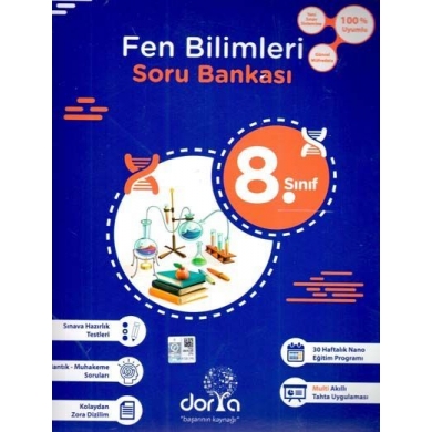 8. Sınıf Fen Bilimleri Soru Bankası   Dorya Yayınları