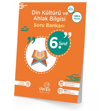 6. Sınıf Din Kültürü ve Ahlak Bilgisi Soru Bankası  Dorya Yayınları