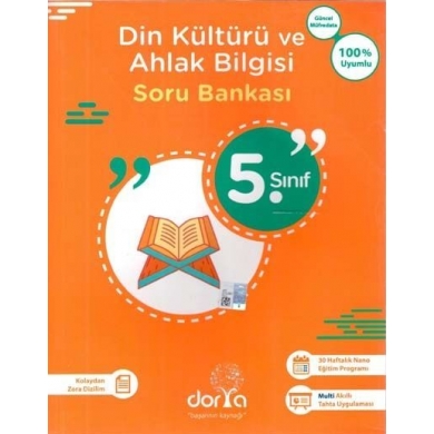 5. Sınıf Din Kültürü ve Ahlak Bilgisi Soru Bankası Dorya Yayınları