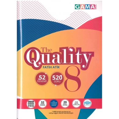 8. Sınıf LGS The Quality İngilizce Deneme Sınavı Gama Okul