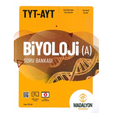 TYT - AYT Biyoloji Soru Bankası A Madalyon Yayıncılık