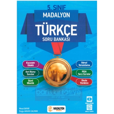 5. Sınıf Madalyon Türkçe Soru Bankası Madalyon Yayıncılık