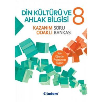 8. Sınıf Kazanım Odaklı Din Kültürü ve Ahlak Bilgisi Soru Bankası Tudem Yayınları