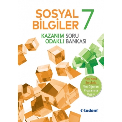 7.Sınıf Sosyal Bilgiler Kazanım Odaklı Soru Bankası Tudem Yayınları