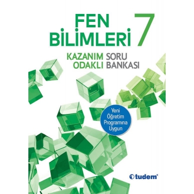 7.Sınıf Fen Bilimleri Kazanım Odaklı Soru Bankası Tudem Yayınları