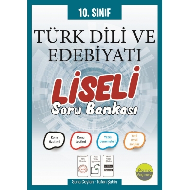 10. Sınıf Türk Dili ve Edebiyatı Soru Bankası (Liseli) Pano Yayınevi
