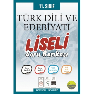 11. Sınıf Türk Dili ve Edebiyatı Soru Bankası (Liseli) Pano Yayınevi