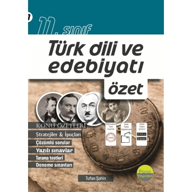 11. Sınıf Türk Dili ve Edebiyatı Özet Pano Yayınevi