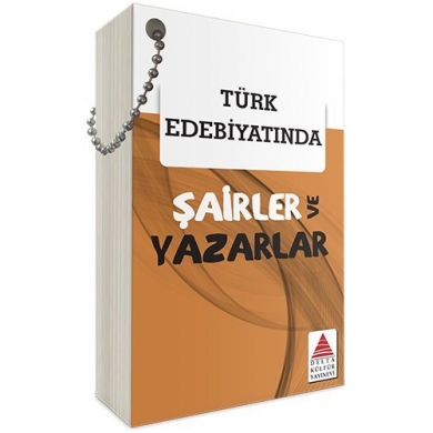 Türk Edebiyatında Şairler ve Yazarlar Kartları Delta Kültür