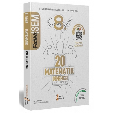 8.Sınıf Farklı  Matematik 20 Fasikül Deneme İsem Yayıncılık