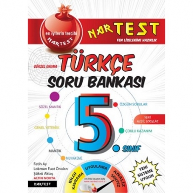 5. Sınıf Süper Zeka Türkçe Soru Bankası Nartest