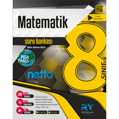 8. Sınıf Netto Matematik Soru Bankası Referans Yayınları
