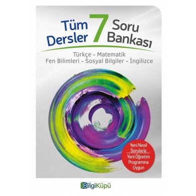 7. Sınıf Tüm Dersler Soru Bankası Bilgiküpü Yayınları