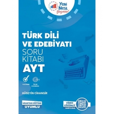 AYT Türk Dili ve Edebiyatı Soru Kitabı Yeni Nesil Yayınevi