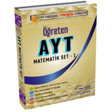 Öğreten AYT Matematik Set-1 Gür Yayınları