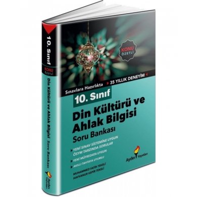 10. Sınıf Din Kültürü ve Ahlak Bilgisi Konu Özetli Soru Bankası Aydın Yayınları