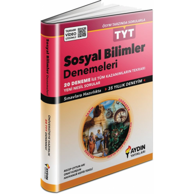 Sosyal Bilimler TYT 20 Deneme Aydın Yayınları
