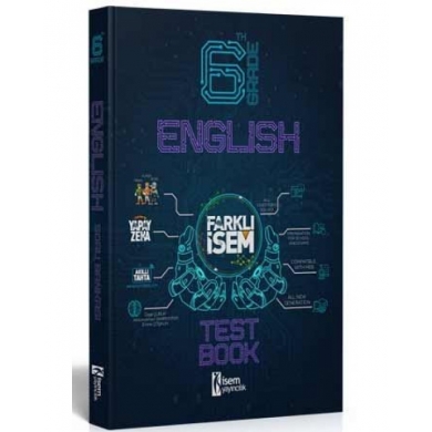 6. Sınıf English Test Book Farklı İsem Soru Bankası İsem Yayıncılık