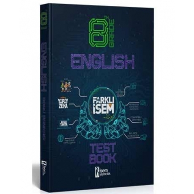 8. Sınıf LGS  English Test Book Farklı İsem Soru Bankası İsem Yayıncılık