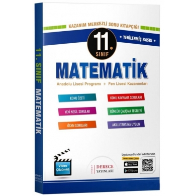 11.sınıf Matematik Modüler Set Derece Yayınları