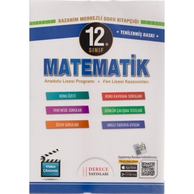 12.sınıf Matematik Modüler Set Derece Yayınları