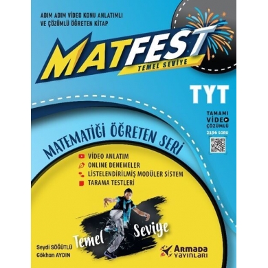 TYT Matfest Temel Seviye Matematiği Öğreten Seri Armada Yayınları