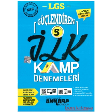 8. Sınıf LGS Güçlendiren 5li İlk Kamp Denemeleri Ankara Yayıncılık