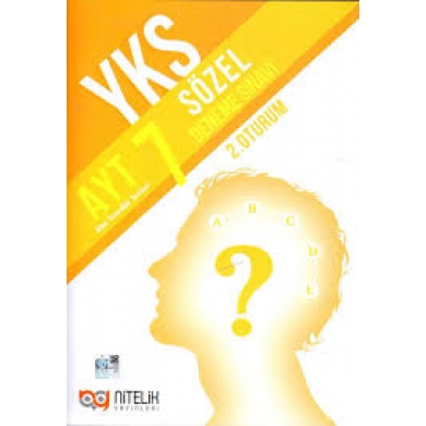 YKS 2. Oturum AYT Sözel 7 Deneme Sınavı 2. Oturum Nitelik Yayınları