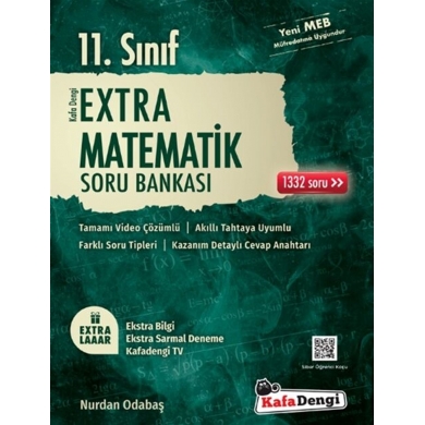 11. Sınıf Extra Matematik Soru Bankası Kafadengi Yayınları