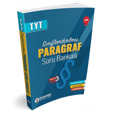 TYT Sınıflandırılmış Paragraf Soru Bankası Özdebir Yayınları