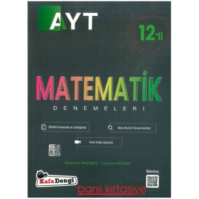 AYT Matematik 12'li Branş Deneme Kafadengi Yayınları