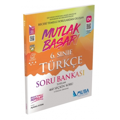 6. Sınıf Türkçe Soru Bankası Muba Yayınları