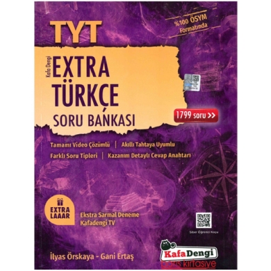 TYT Extra Türkçe Soru Bankası Kafadengi Yayınları 