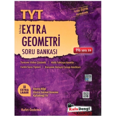 TYT Extra Geometri Soru Bankası Kafadengi Yayınları 
